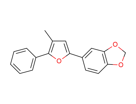 5-(4-methyl-5-phenylfuran-2-yl)benzo[d][1,3]dioxole