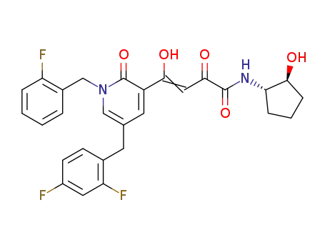 (1S,2S)-4-(5-(2,4-difluorobenzyl)-1-(2-fluorobenzyl)-2-oxo-1,2-dihydropyridin-3-yl)-4-hydroxy-N-(2-hydroxycyclopentyl)-2-oxobut-3-enamide