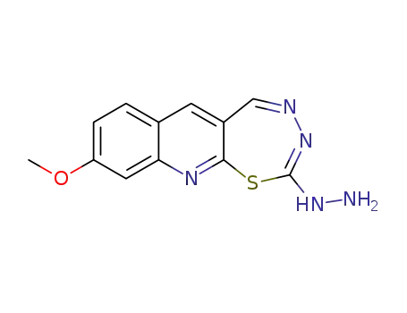 2-hydrazino-9-methoxy[1,3,4]thiadiazepino[7,6-b]quinoline