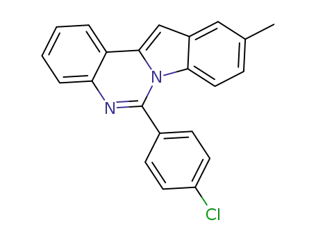 6-(4-chlorophenyl)-10-methylindolo[1,2-c]quinazoline