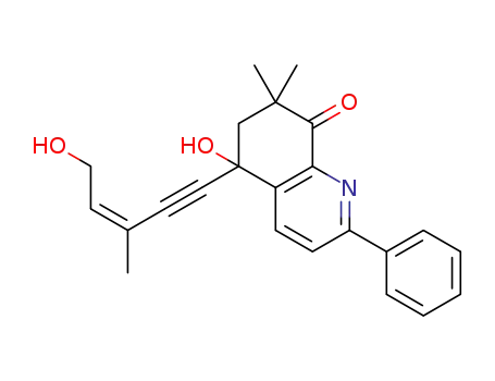 (Z)-5-hydroxy-5-(5′-hydroxy-3-methylpent-3′-en-1′-yn-1′-yl)-7,7-dimethyl-2-phenyl-6,7-dihydroquinolin-8(5H)-one