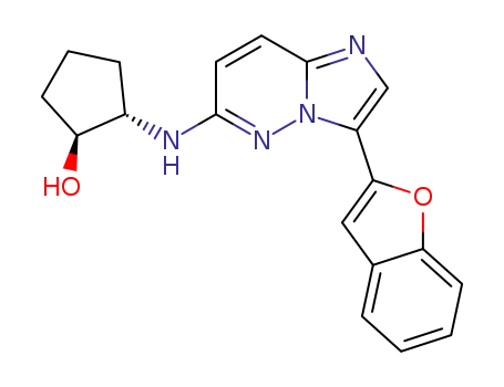(1S,2S)-2-{[3-(1-benzofuran-2-yl)imidazo[1,2-b]pyridazin-6-yl]amino}cyclopentanol