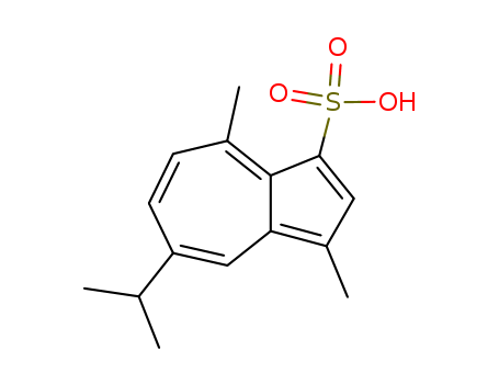 1-Azulenesulfonic acid, 3,8-dimethyl-5-(1-methylethyl)-