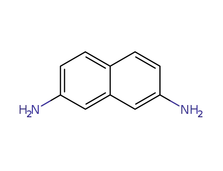 Molecular Structure of 613-76-3 (naphthalene-2,7-diamine)