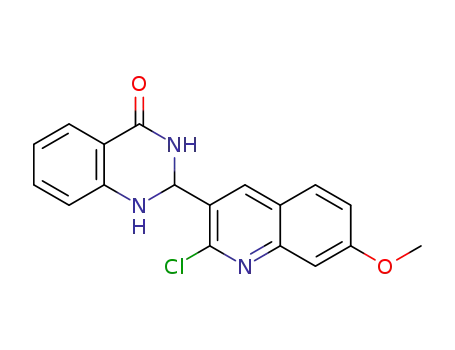 2-(2-chloro-7-methoxyquinolin-3-yl)-2,3-dihydroquinazolin-4(1H)-one
