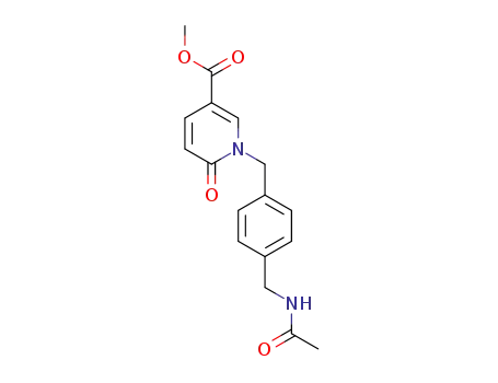 1-[4-(acetylamino-methyl)-benzyl]-6-oxo-1,6-dihydro-pyridine-3-carboxylic acid methyl ester