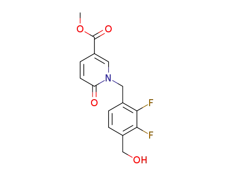 1-(2,3-difluoro-4-hydroxymethyl-benzyl)-6-oxo-1,6-dihydro-pyridine-3-carboxylic acid methyl ester