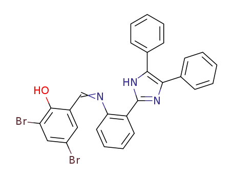 2,4-dibromo-6-{[2-(4,5-diphenyl-1H-imidazol-2-yl)phenylimino]methyl}phenol