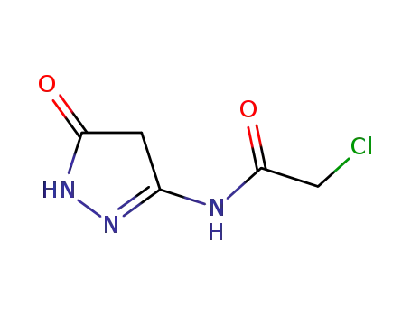 2-chloro-N-(5-oxo-4,5-dihydro-1H-pyrazol-3-yl)acetamide