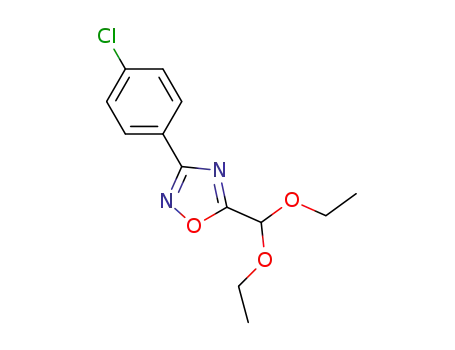 3-(4-chlorophenyl)-5-(diethoxymethyl)-1,2,4-oxadiazole
