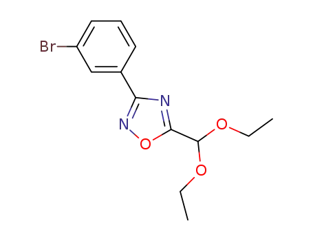 3-(3-bromophenyl)-5-(diethoxymethyl)-1,2,4-oxadiazole