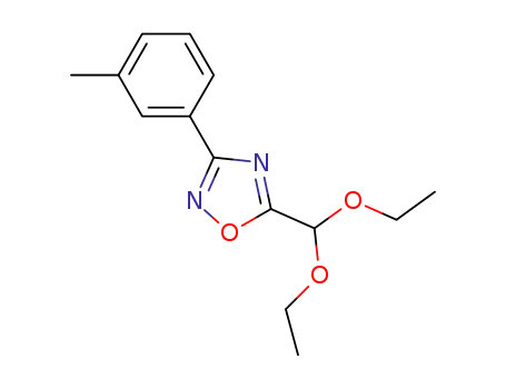 5-(diethoxymethyl)-3-(3-methylphenyl)-1,2,4-oxadiazole