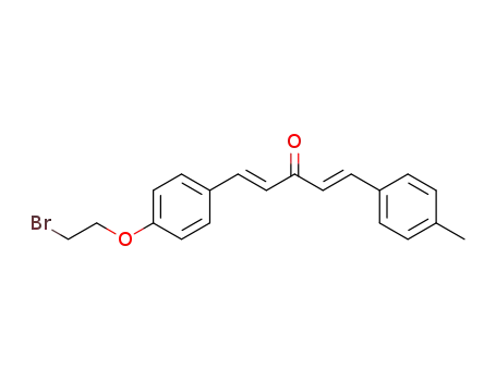 (1E,4E)-1-(4-(2-bromoethoxy)phenyl)-5-(4-methylphenyl)pent-1,4-diene-3-one