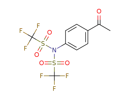 N-(4-acetylphenyl)-1,1,1-trifluoro-N-[(trifluoromethyl)sulfonyl]methanesulfonamide