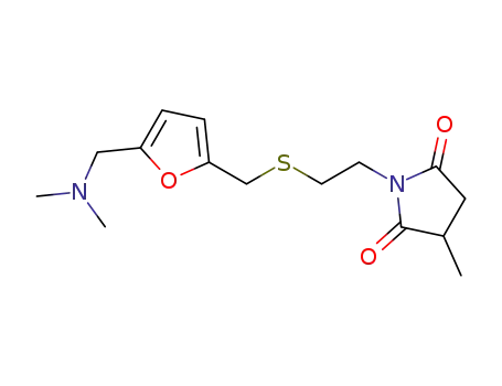 1-(2-((5-((dimethylamino)methyl)furan-2-yl)methylthio)ethyl)-3-methylpyrrolidine-2,5-dione