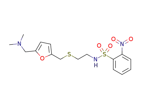 N-(2-(((5-((dimethylamino)methyl)furan-2-yl)methyl)thio)ethyl)-2-nitrobenzenesulfonamide