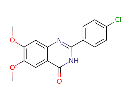 2-(4-chlorophenyl)-6,7-dimethoxyquinazolin-4(3H)-one