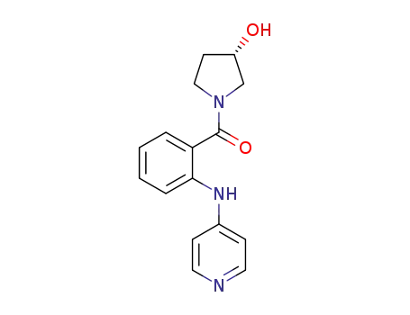 (S)-(3-hydroxypyrrolidin-1-yl)(2-(pyridin-4-ylamino)phenyl)methanone