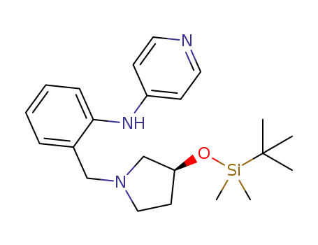 (2-((3-((tert-butyldimethylsilyl)oxy)pyrrolidin-1-yl)methyl)phenyl)pyridin-4-amine