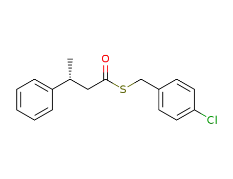 S-(4-chlorobenzyl) (R)-3-phenylbutanethioate
