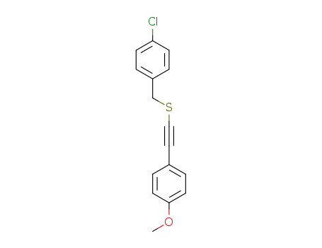 (4-chlorobenzyl)((4-methoxyphenyl)ethynyl)sulfane