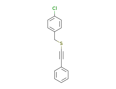 (4-chlorobenzyl)(phenylethynyl)sulfane