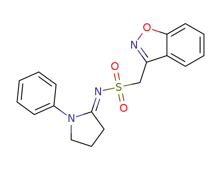 (E)-1-(benzo[d]isoxazol-3-yl)-N-(1-phenylpyrrolidin-2-ylidene)methanesulfonamide