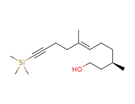 (R,E)-3,7-dimethyl-11-(trimethylsilyl)undec-6-en-10-yn-1-ol