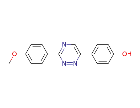 3-(4-methoxyphenyl)-6-(4-hydroxyphenyl)-1,2,4-triazine