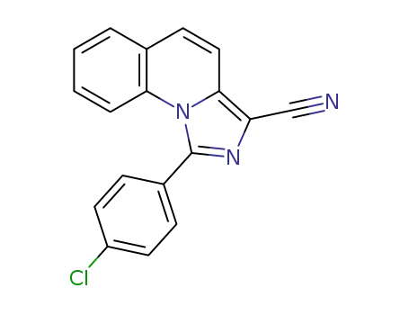 1-(4-chlorophenyl)imidazo[1,5-a]quinoline-3-carbonitrile