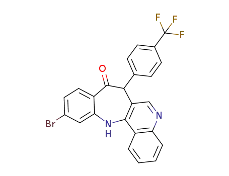 11-bromo-7-(4-(trifluoromethyl)phenyl)-7,13-dihydro-8H-benzo[6,7]azepino[3,2-c]quinolin-8-one