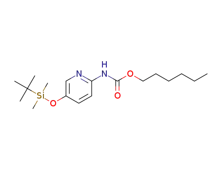 hexyl N-[5-[(tert-butyldimethylsilyl)oxy]pyridin-2-yl]carbamate