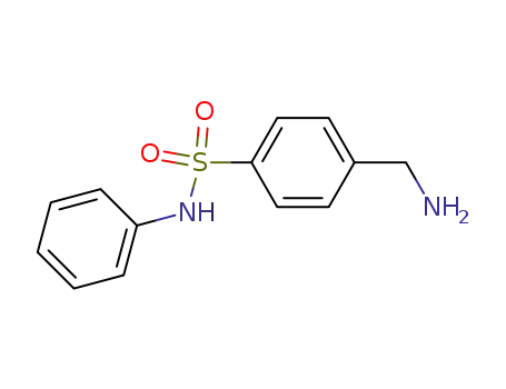 Molecular Structure of 6325-23-1 (4-(Aminomethyl)-N-phenyl-benzenesulfonamide)