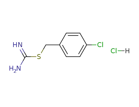 Molecular Structure of 544-47-8 (S-(4-CHLOROBENZYL)ISOTHIOURONIUM CHLORIDE)