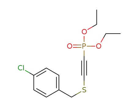 diethyl (((4-chlorobenzyl)thio)ethynyl)phosphonate