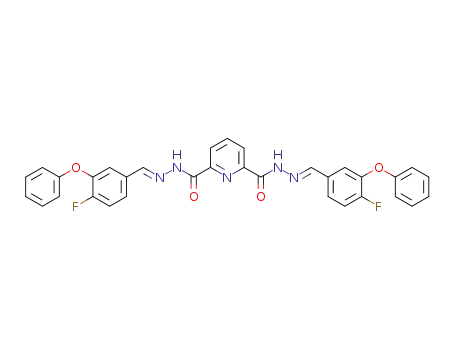 N'2,N’6-bis [(4-fluoro-3-phenoxyphenyl)methylidene]pyridine-2,6-dicarbohydrazide