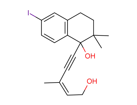 (Z)-1-(5-hydroxy-3-methylpent-3-en-1-yn-1-yl)-6-iodo-2,2-dimethyl-1,2,3,4-tetrahydronaphthalen-1-ol