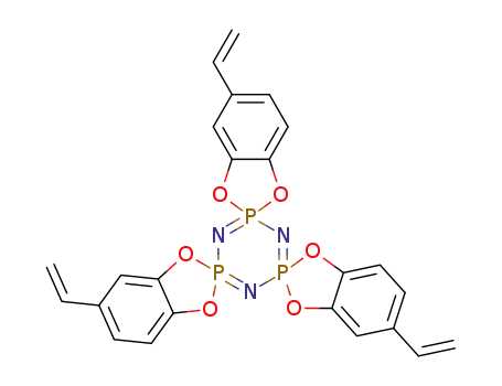 tris(4-vinyl-o-phenylenedioxy)cyclotriphosphazene