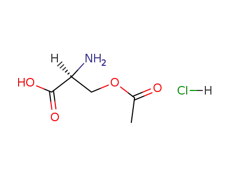Molecular Structure of 66638-22-0 (O-ACETYL-L-SERINE HYDROCHLORIDE)