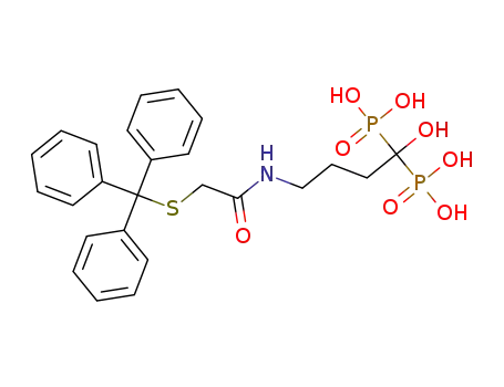 (1-hydroxy-4-(2-(tritylthio)acetamido)butane-1,1-diyl)diphosphonic acid