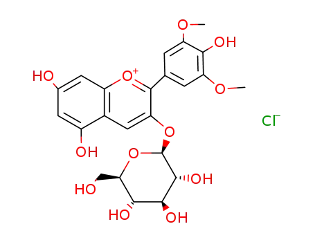 Molecular Structure of 7228-78-6 (OENIN CHLORIDE)