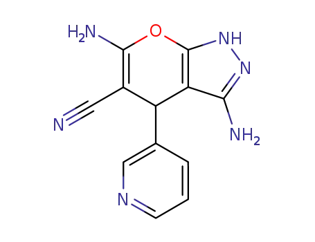 3-cyano-2,5-diamino-4,7-dihydro-4-(3-pyridyl)pyrano<2,3-c>pyrazole
