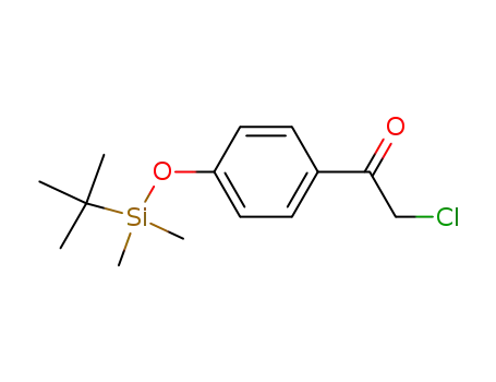 1-(4-(tert-butyldimethylsilyloxy)phenyl)-2-chloroethanone