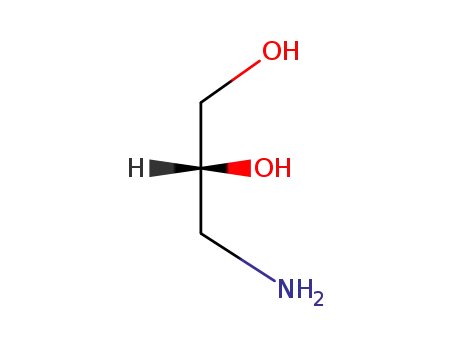 Molecular Structure of 66211-46-9 ((R)-3-Amino-1,2-propanediol)