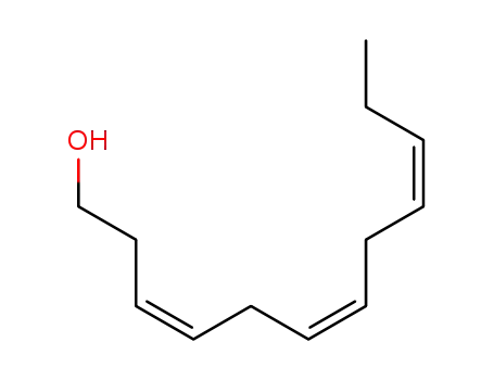 Molecular Structure of 81345-02-0 ((3Z,6Z,9Z)-dodeca-3,6,9-trien-1-ol)