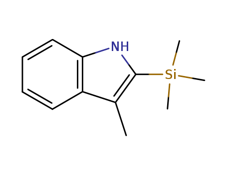 1H-Indole, 3-methyl-2-(trimethylsilyl)-