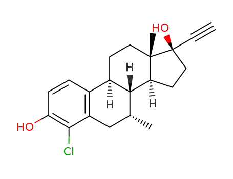 4-chloro-17α-ethynyl-7α-methyl-17β-estradiol