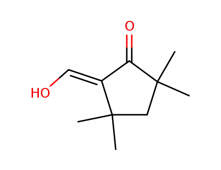 5-[1-hydroxy-meth-(E)-ylidene]-2,2,4,4-tetramethyl cyclopentanone