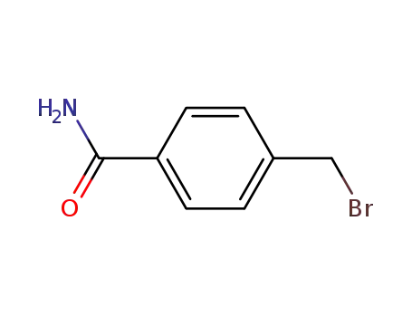 Molecular Structure of 58914-40-2 (4-Bromomethylbenzamide)