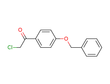 Molecular Structure of 63365-56-0 (Ethanone, 2-chloro-1-[4-(phenylmethoxy)phenyl]-)